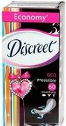 DISCREET Ежедневные гигиенические прокладки Deo Irresistible Multiform Trio 60шт