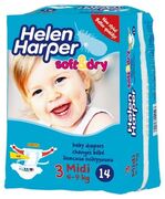 Детские подгузники Helen Harper Midi 4-9 kg, 14шт