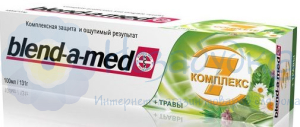 BLEND A MED Зубная паста Complete 7 Herbal 150мл