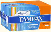 TAMPAX CEF Гигиенические Тампоны с апликатором Super Plus Duo 16шт