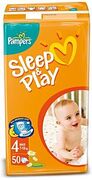 PAMPERS Детские подгузники Sleep & Play Maxi (7-18 кг) Экономичная Упаковка 50