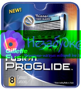 FUSiON PROGLIDE Сменные касеты для бритья 8шт