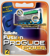 FUSiON PROGLIDE Power Сменные касеты для бритья 2шт