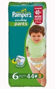 PAMPERS Детские подгузники Active Boy Extra Large Джамбо Упаковка 44