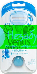 VENUS Proskin Moisturerich Станок + 2 Картриджа