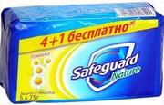 SAFEGUARD мыло туалетное Ромашка 5х75г