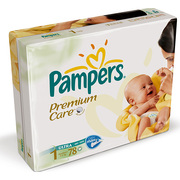 PAMPERS Подгузники Premium Care Newborn Экономичная Упаковка 88