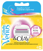 VENUS&OLAY Сменные касеты для бритья 4шт