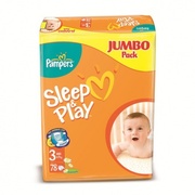 PAMPERS Детские подгузники Sleep & Play Midi (4-9 кг) Джамбо Упаковка 78