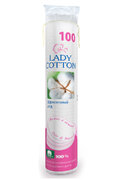 Lady Cotton Диски ватные косметические 100шт,