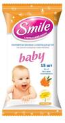 SMILE Baby Влажные салфетки Облепиха+Календула 15шт,