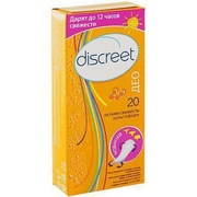 DISCREET Ежедневные гигиенические прокладки Multiform Deo Summer Fresh 20шт