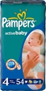 PAMPERS Детские подгузники Active Baby Maxi (7-14 кг) Экономичная Упаковка 49