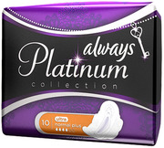 ALWAYS Ultra Женские гигиенические прокладки Platinum Collection Normal Plus 10шт