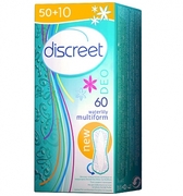 DISCREET Ежедневные гигиенические прокладки Deo Water Lily 60шт