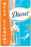 DISCREET Ежедневные гигиенические прокладки Deo Spring Breeze 100шт