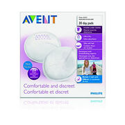 AVENT Вкладыши для бюсгальтера дневные, 30 шт SCF 254/30