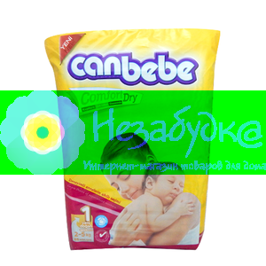 CANBEBE Детские подгузники Comfort dry Newborn (2-5 кг) 48 шт