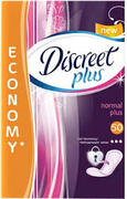 DISCREET Plus Ежедневные гигиенические прокладки Normal Plus Trio 50шт + косметичка