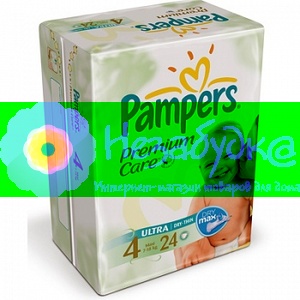 PAMPERS Подгузники Premium Care Maxi (7-18 кг) Средняя Упаковка 24