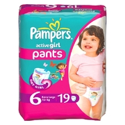 PAMPERS Детские подгузники Active Girl Extra Large Середня Упаковка 19