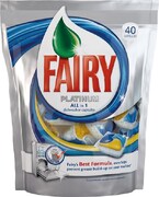 FAIRY Platinum All in 1 Средство для посудомоечных машин (капсулы) 40шт