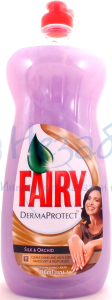 FAIRY ProDerma Средство для мытья посуды Silk and Orchid 750мл