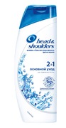 HEAD & SHOULDERS Шампунь и бальзам-ополаскиватель 2в1 против перхоти Основной уход 600м