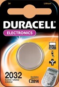 DURACELL Батарейка литиевая для электронных приборов 3V 2032 1шт