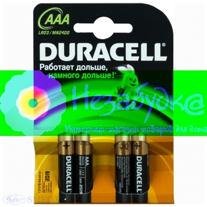 DURACELL Basic AAA Батарейки алкалиновые 1.5V LR03 4шт