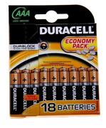 DURACELL Basic AAA Батарейки алкалиновые LR03 18шт