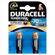 DURACELL TurboMax AA Батарейки алкалиновые 1.5V LR6 2шт