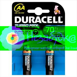 DURACELL TurboMax AA Батарейки алкалиновые 1.5V LR6 2шт