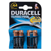 DURACELL TurboMax AA Батарейки алкалиновые 1.5V LR6 4шт