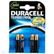 DURACELL TurboMax AAA Батарейки алкалиновые 1.5V LR03 4шт