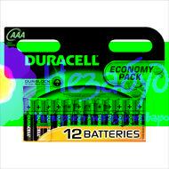 DURACELL Basic AAА Батарейки алкалиновые 1.5V LR03 12шт