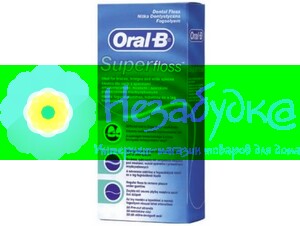 ORAL-B Зубная нить Super floss 50м