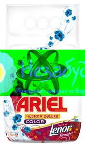 ARIEL порошок для автоматической стирки 2в1 Color Lenor Effect 1.5кг