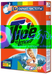 TIDE порошок для автоматической стирки Color Lenor Scent 450г