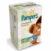 PAMPERS Подгузники Premium Care Junior (11-25 кг) Микро Упаковка 18