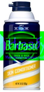 Barbasol Пена для бритья для жёсткой щетины "Ланолин" 283г