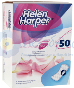 Ежедневные прокладки Helen Harper Anatomical Deo, 50шт