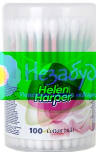 Ватные палочки Helen Harper cotton buds , 100шт