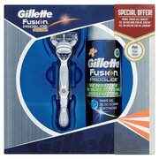 Набор FUSION ProGlide Power Silver (бритка/кассета/гель для бритья)