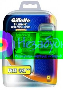 Набор FUSION ProGlide Power (4 картриджа/гель для бритья)