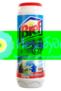 Bref порошок для чистки "С Активным хлором" Хвоя,500 г